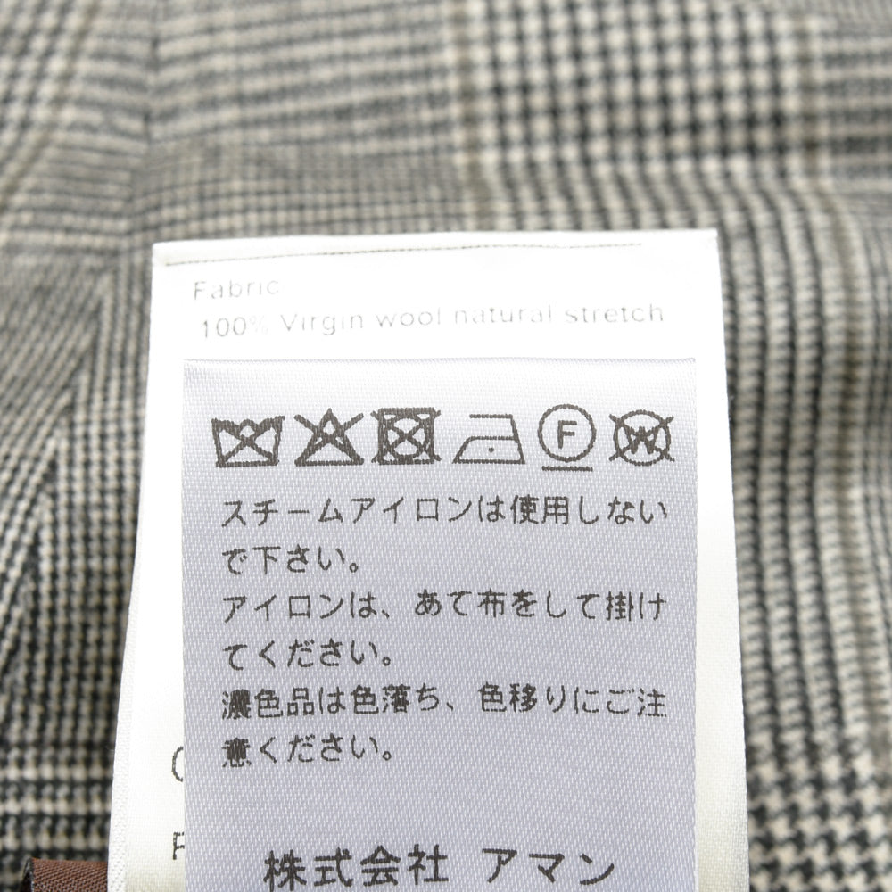 BERWICH(ベルウィッチ) SCOTCHスコッチ ウールサキソニーグレンチェック2インプリーツクロップドパンツ AN1646 13062003039