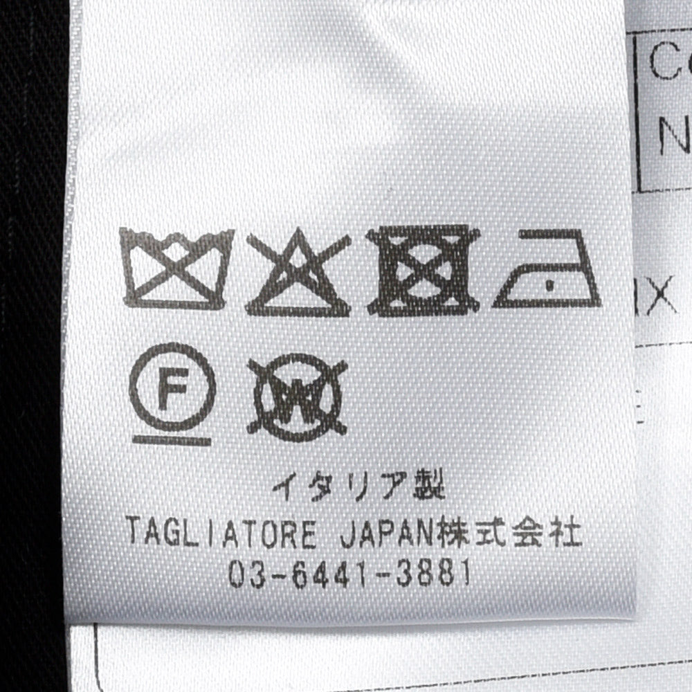 TAGLIATORE(タリアトーレ) SUPER110'sウールサキソニーハウンドトゥース1プリーツテーパードパンツ TAG11/150035 13062003054