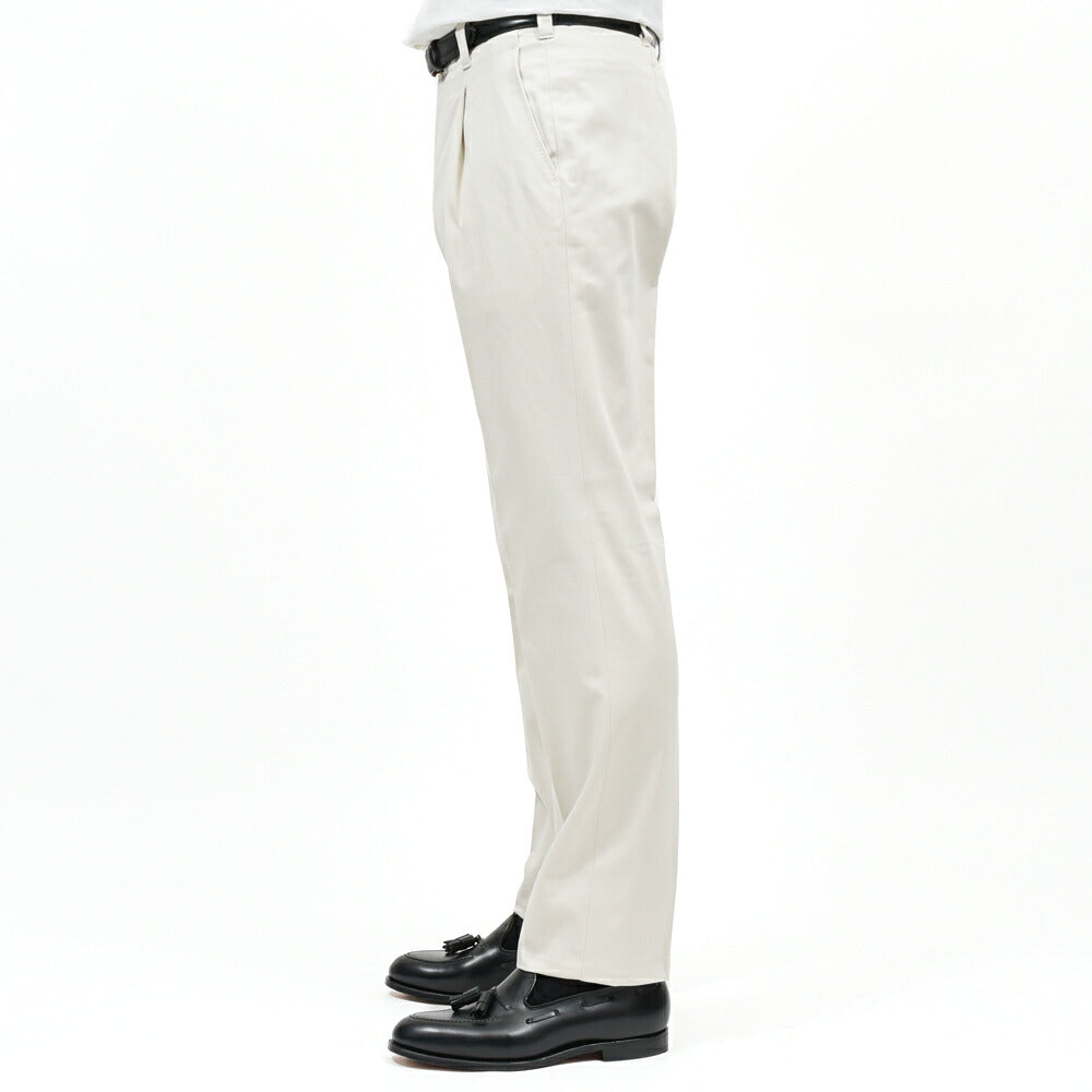 IGARASHI TROUSERS(五十嵐トラウザーズ)コットンツイルワンプリーツパンツ / テーパード 13062201187