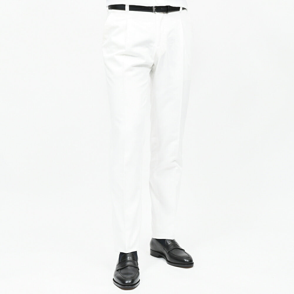 IGARASHI TROUSERS(五十嵐トラウザーズ)コットンツイルワンプリーツパンツ / テーパード 13062201187