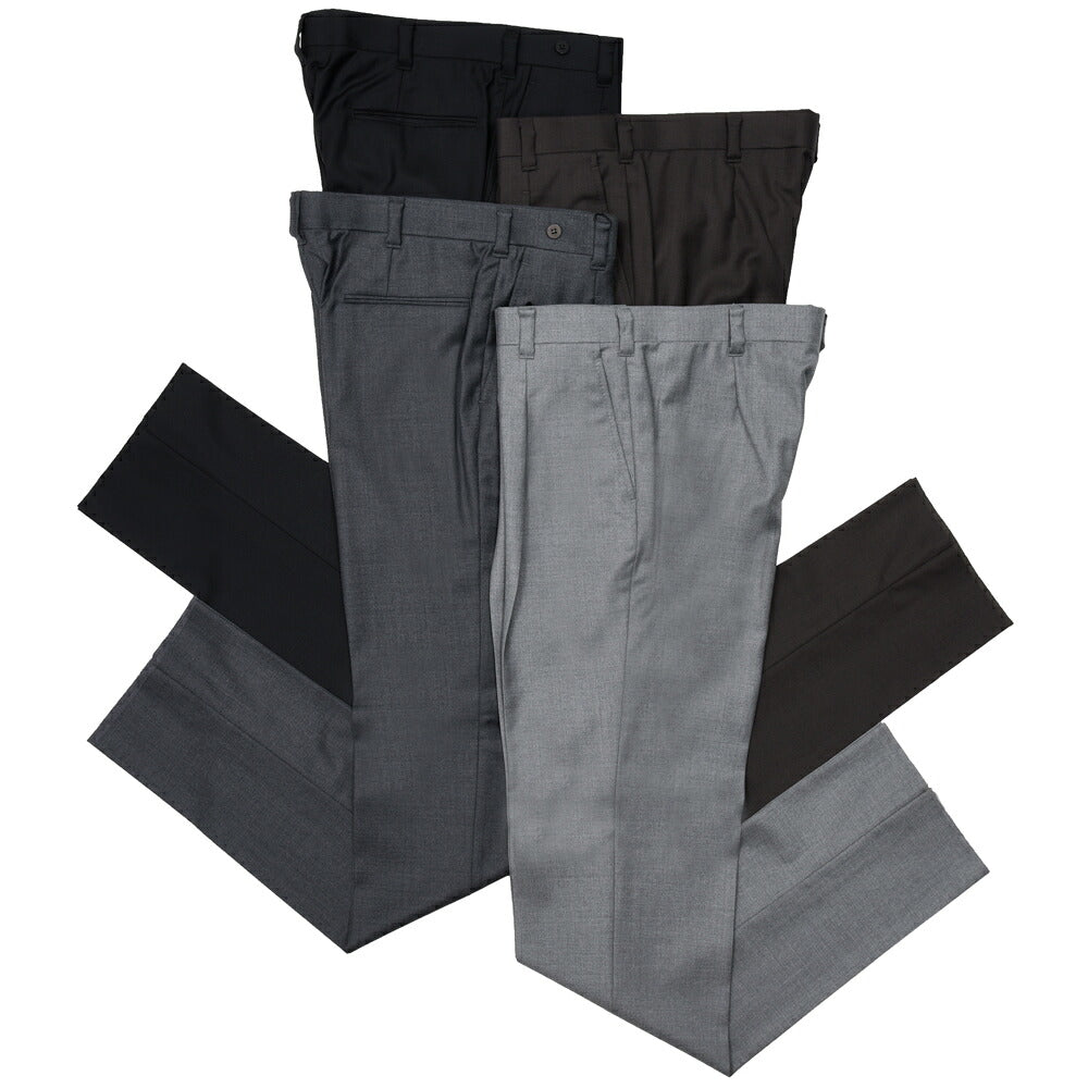 IGARASHI TROUSERS(五十嵐トラウザーズ)ウールサキソニーワンプリーツパンツ / テーパード 13062202187