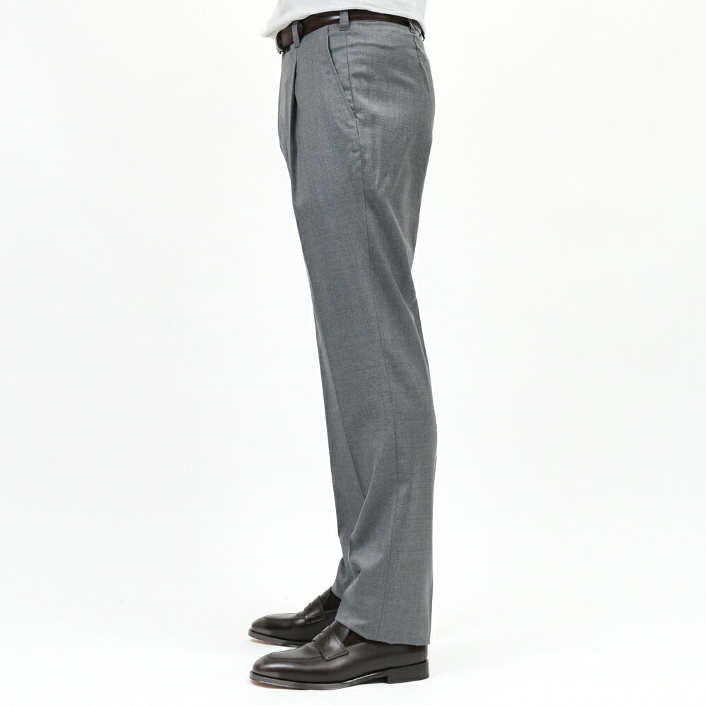 IGARASHI TROUSERS(五十嵐トラウザーズ)ウールサキソニーワンプリーツパンツ / テーパード 13062202187