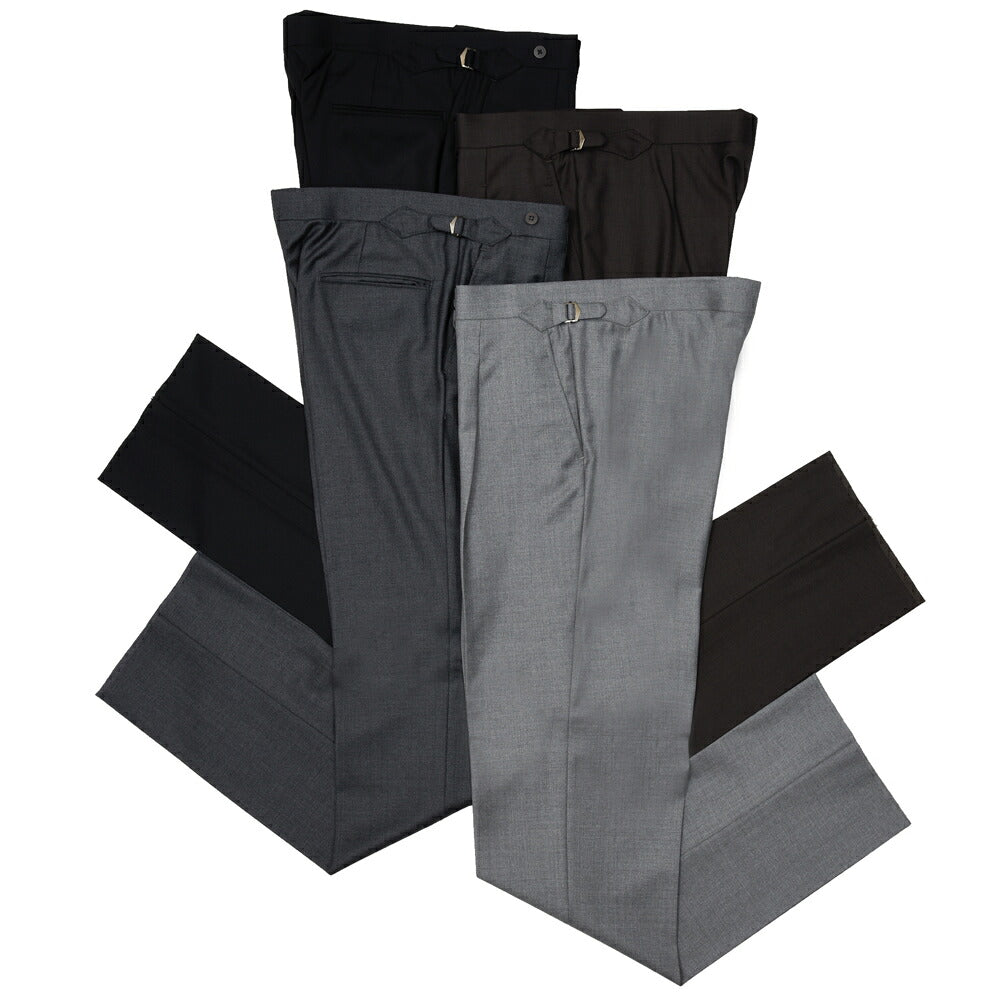IGARASHI TROUSERS(五十嵐トラウザーズ)ウールサキソニーサイドアジャスター1Pパンツ / ストレート 13062203187