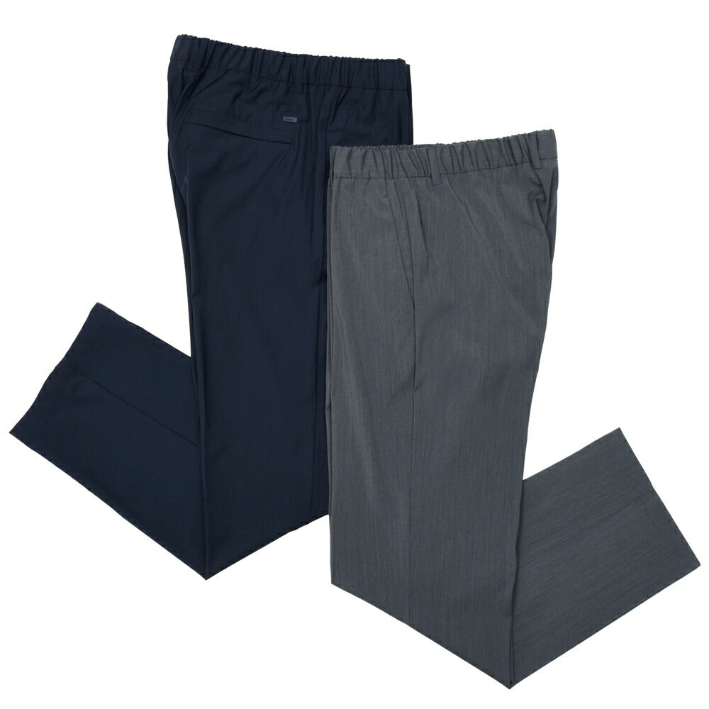 HERNO(ヘルノ) ウォーターレペレントテックウール1プリーツシャーリングパンツ PT000183U-33484 13065000132