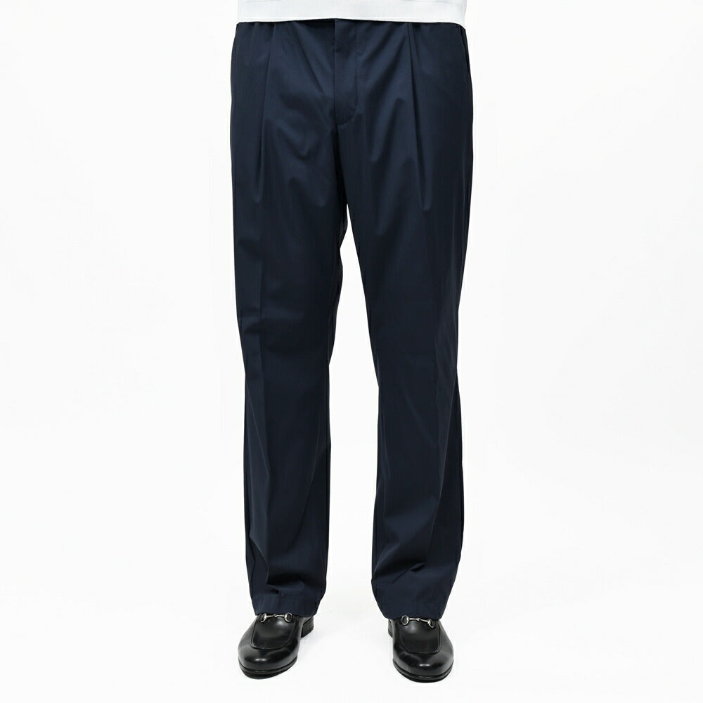 HERNO(ヘルノ) ウォーターレペレントテックウール1プリーツシャーリングパンツ PT000183U-33484 13065000132