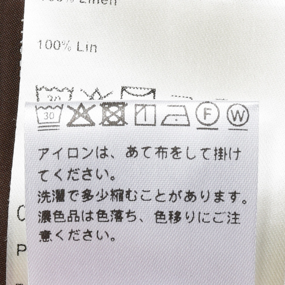 BERWICH(ベルウィッチ) SCOTCHスコッチ リネンハウンドトゥース2インプリーツクロップドパンツ AN1388 13065004039