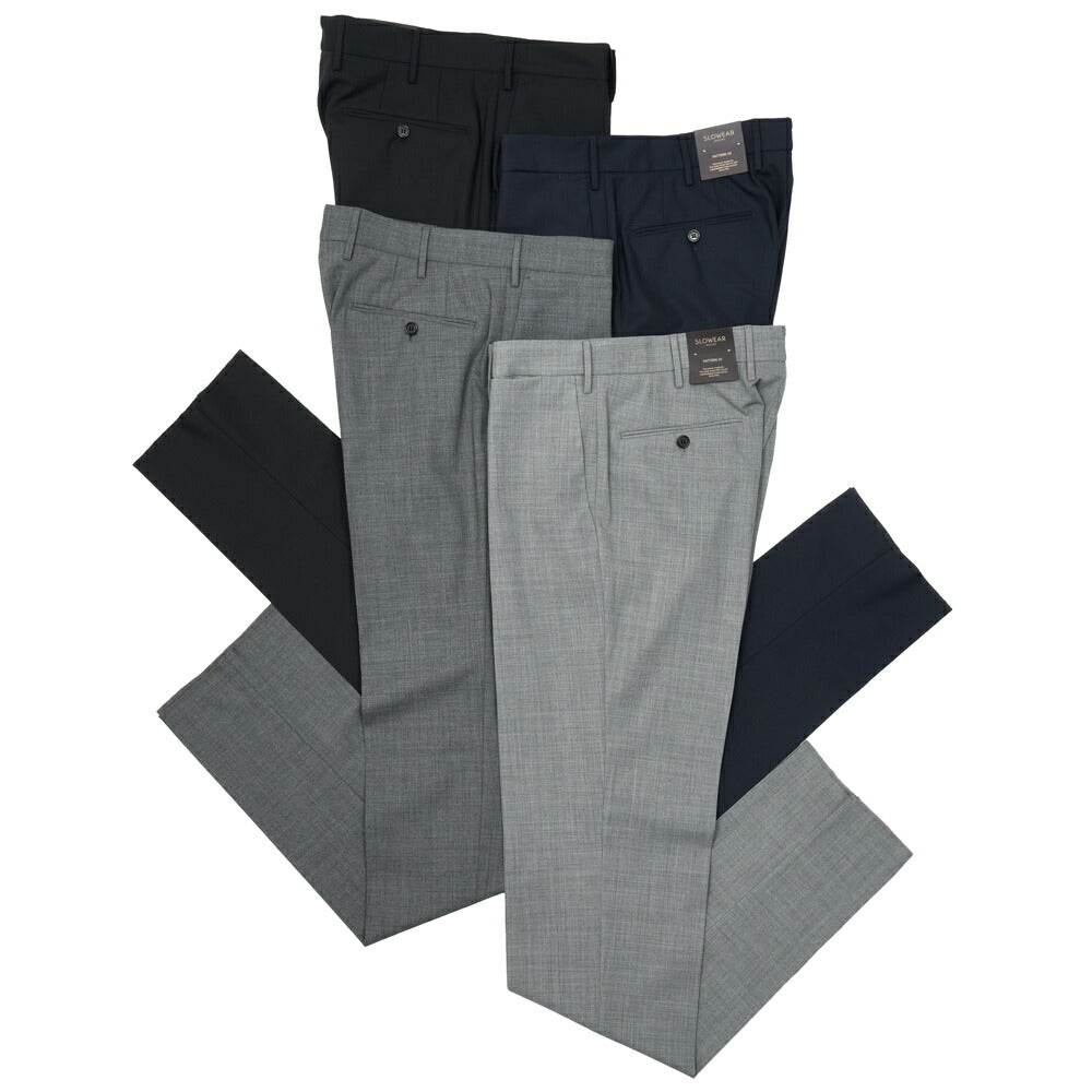 INCOTEX(インコテックス)<br>ウールトロピカルストレッチパンツ / テーパード / J35 470-95502 13065201052