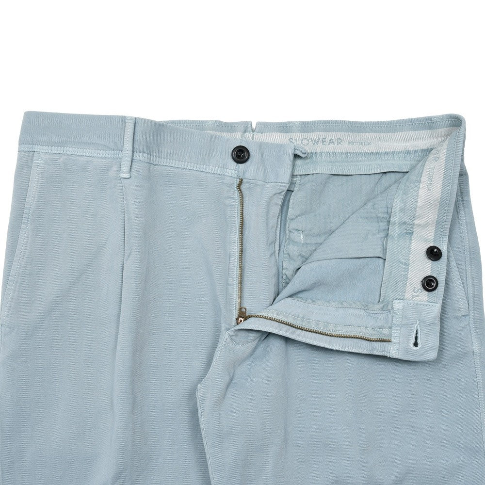 INCOTEX SLACKS(インコテックス スラックス) TAPERED FIT オーガニックストレッチコットンリネンギャバジン1プリーツテーパードチノ 188/470-51502(M) 13065300052