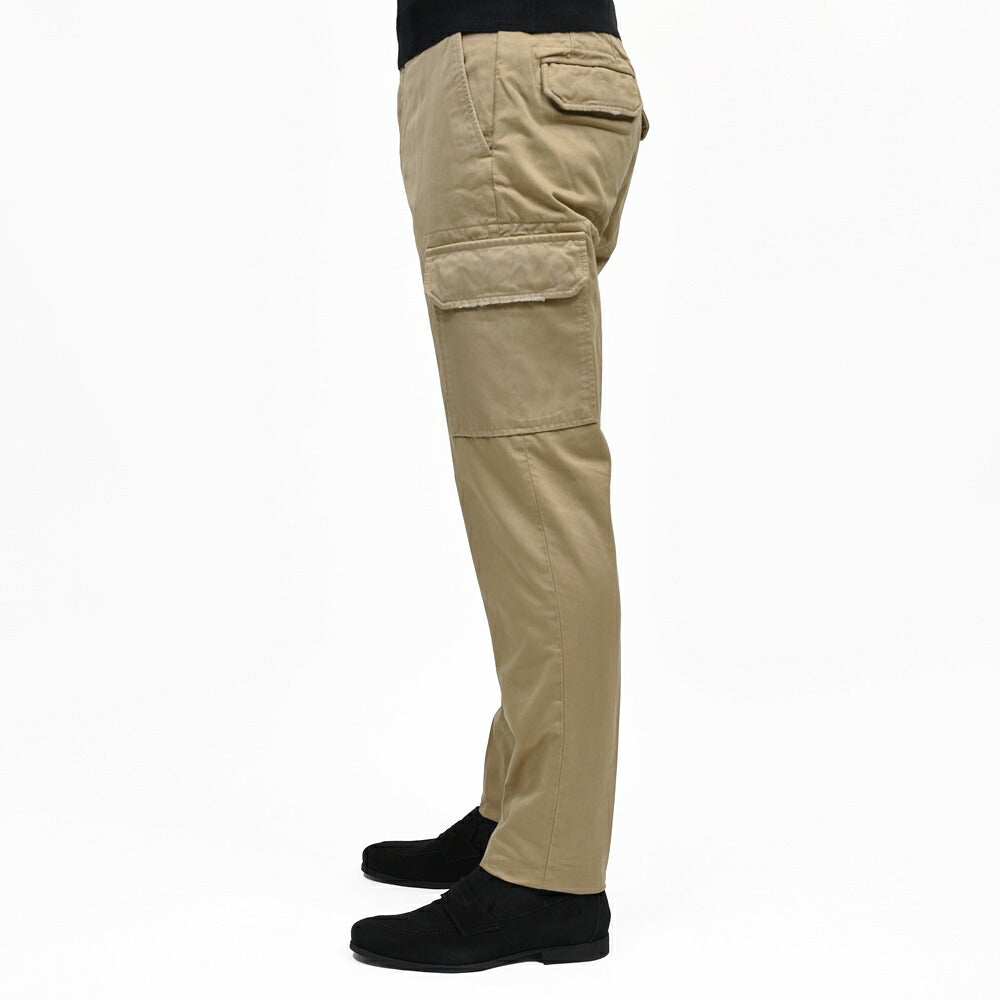 INCOTEX SLACKS(インコテックス スラックス)TAPERED FIT ガーメントダイコットンギャバジンカーゴパンツ 10S303-20216/470-41540 13066005052