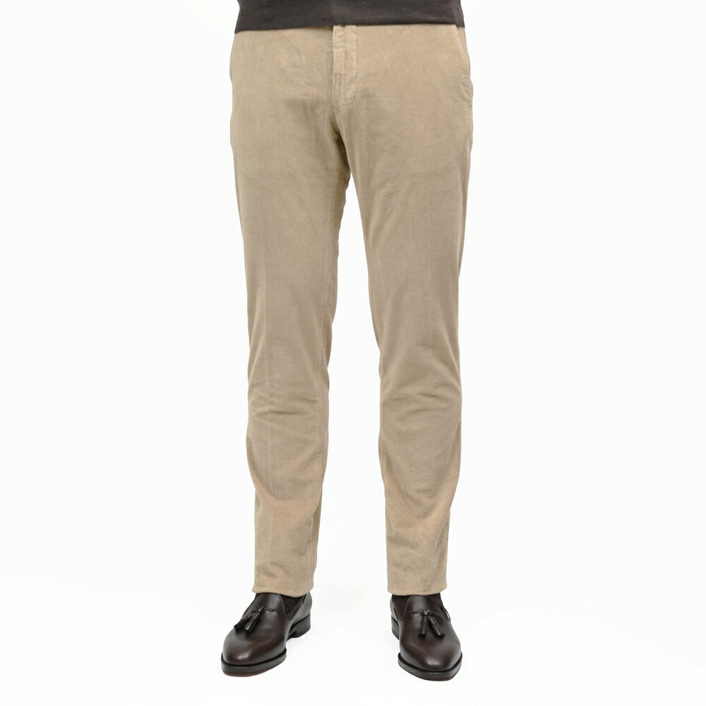 INCOTEX SLACKS(インコテックス スラックス)SLIM FIT ガーメントダイコットンストレッチコーデュロイテーパードパンツ 1SA100-4687B/61525(M) 13066300052
