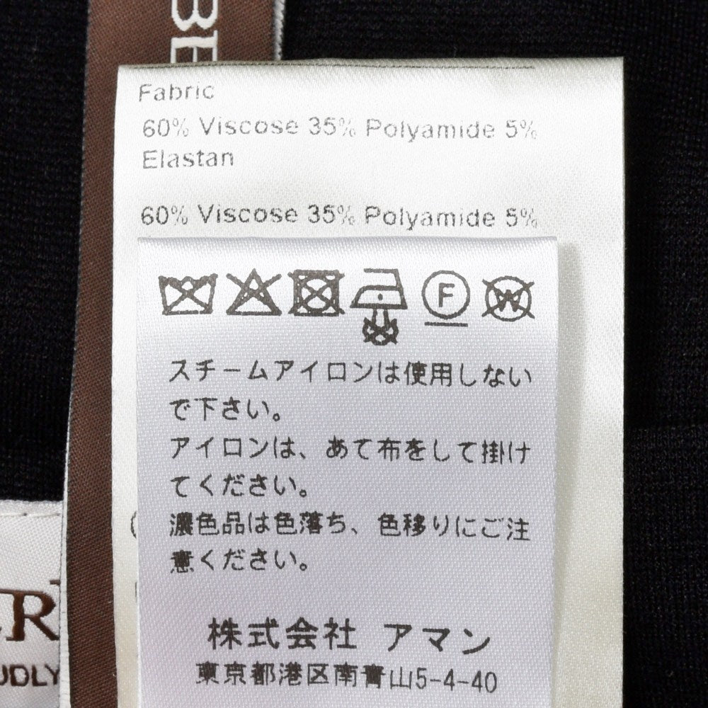 BERWICH(ベルウィッチ) BERTO_J SHORTベルトショーツ レーヨンナイロンジャージ1プリーツバックシャーリングショーツ GT1001X 13161000039