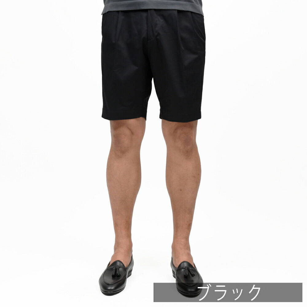 BERWICH(ベルウィッチ) GUJI SHORTグジショーツ ストレッチコットンツイル2プリーツショーツ CK1790X 13161002039