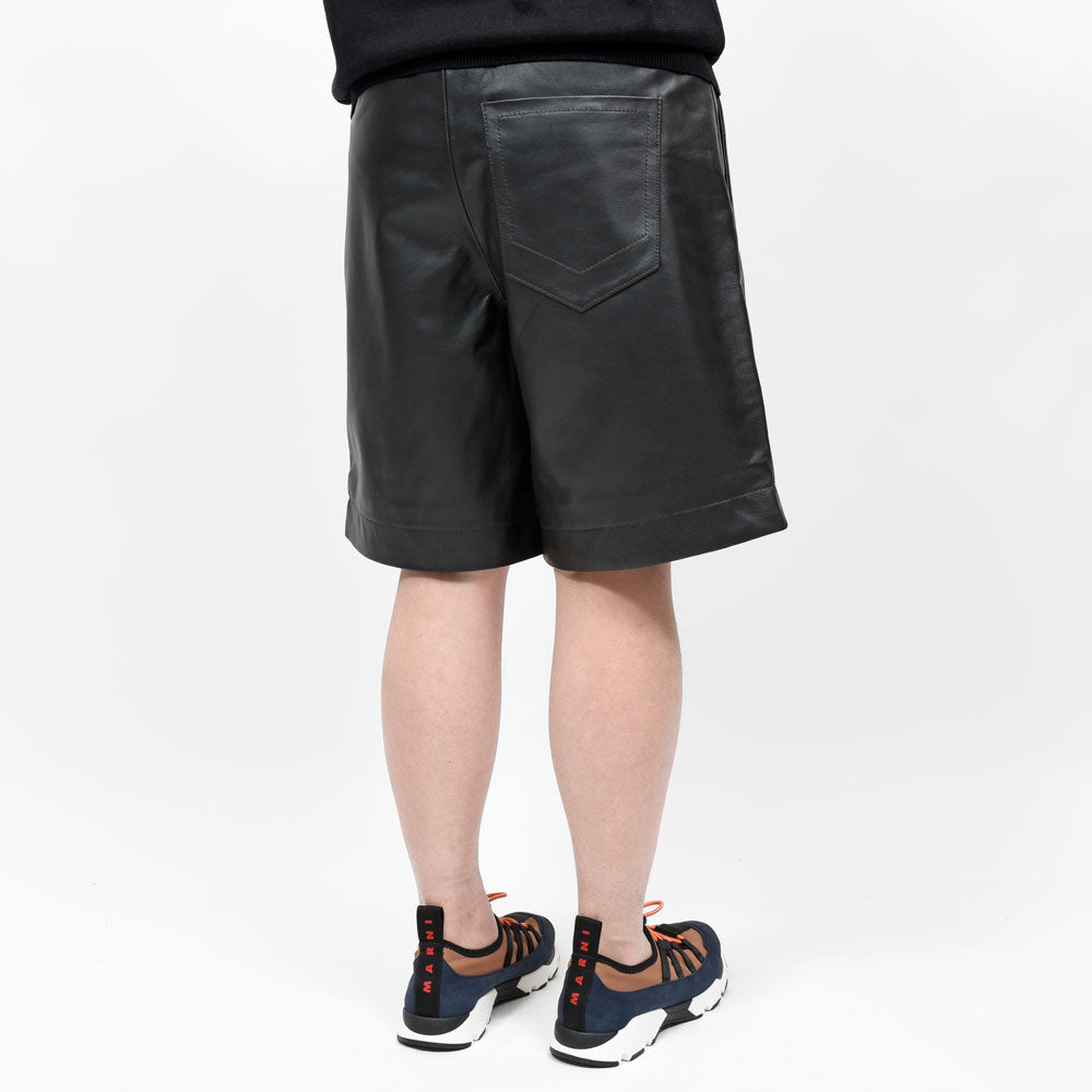 A.M LONDON(エーエム ロンドン) ナッパレザーショーツ 13161400172