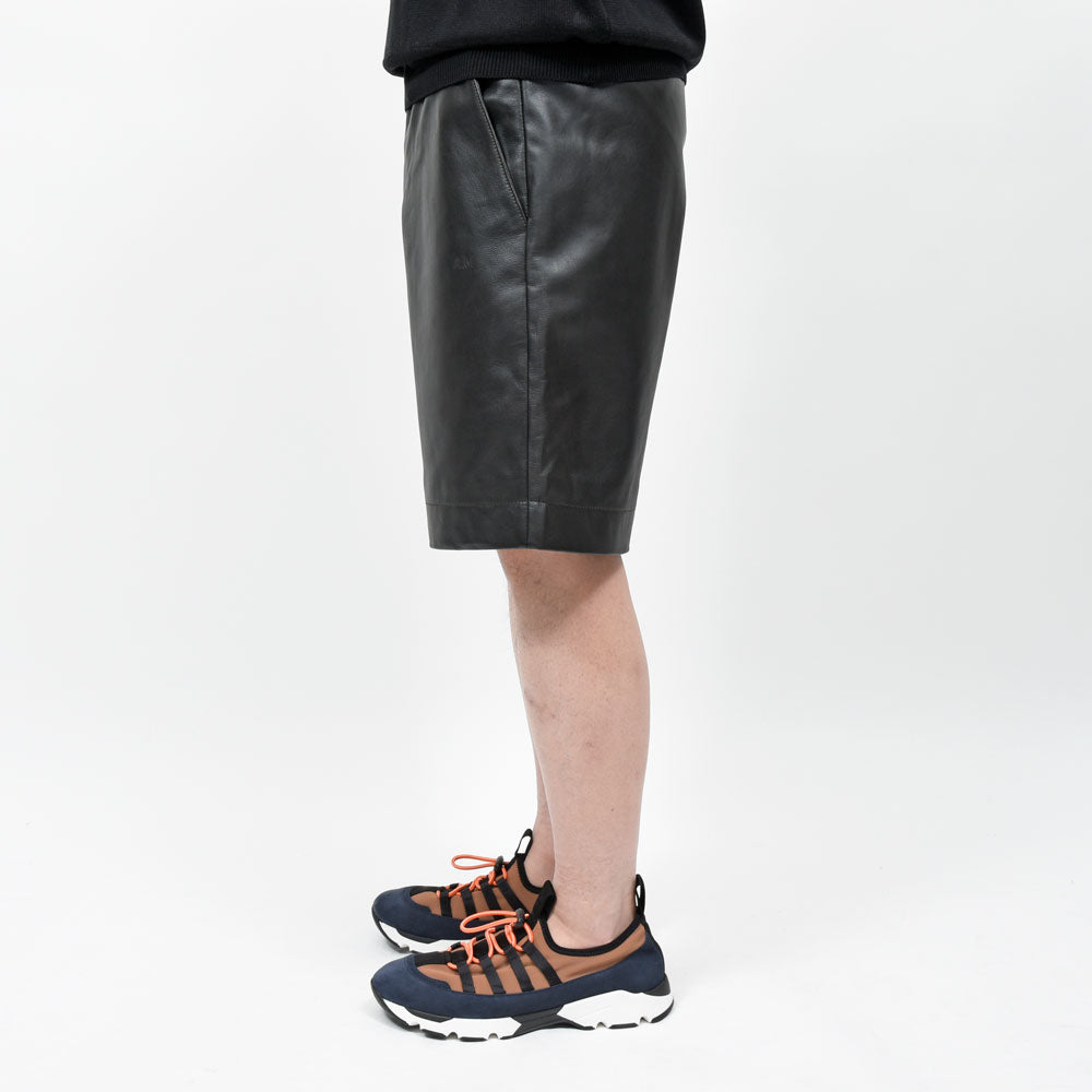 A.M LONDON(エーエム ロンドン) ナッパレザーショーツ 13161400172