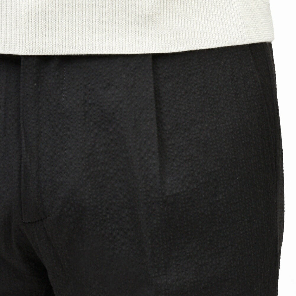 BERWICH(ベルウィッチ) BERTO_J SHORTベルトショーツ ストレッチコットンシアサッカー1プリーツバックシャーリングショーツ SB1822X 13165001039