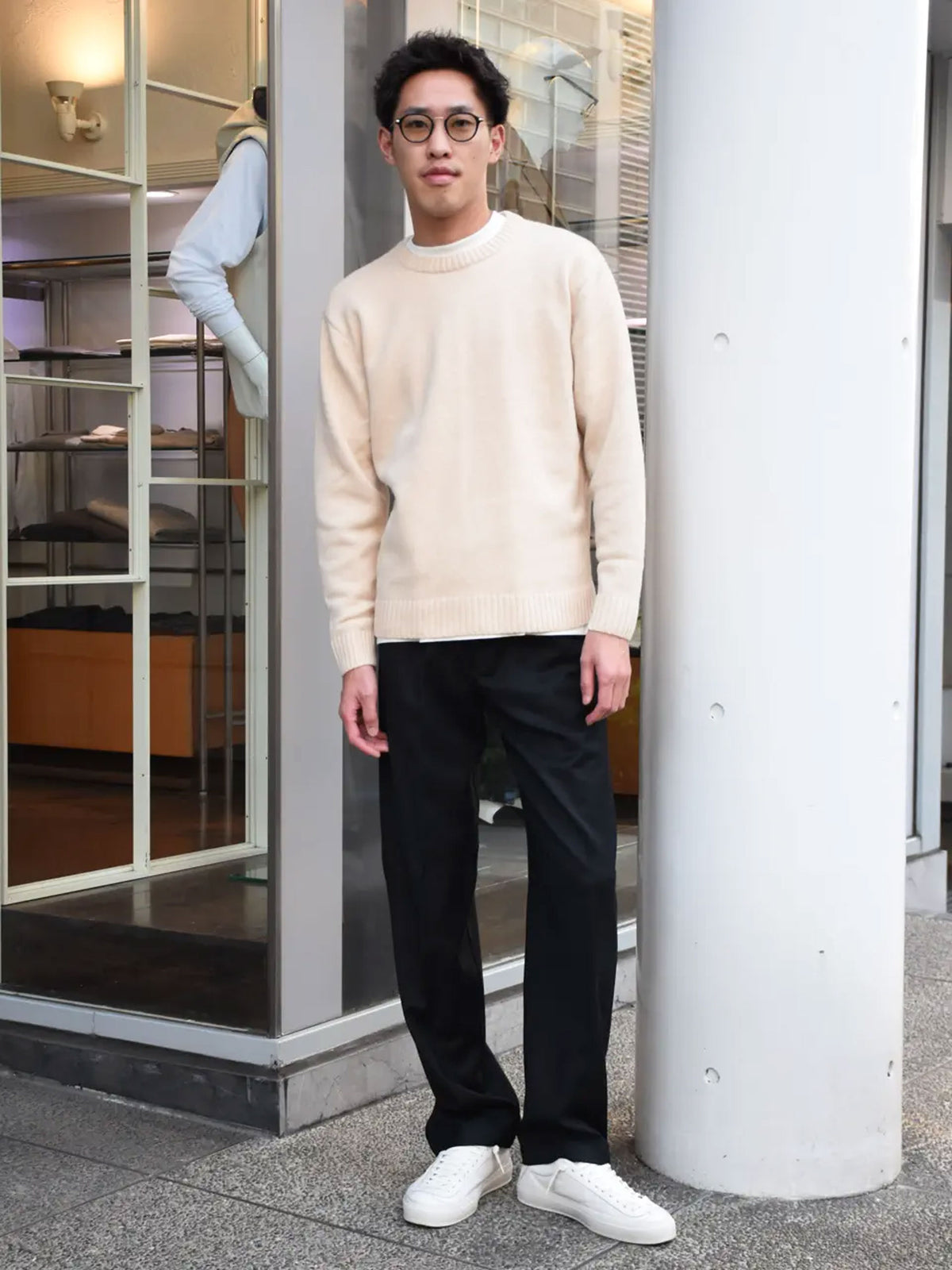 身長:183cm / 体重:61kg/着用サイズ:3(M)