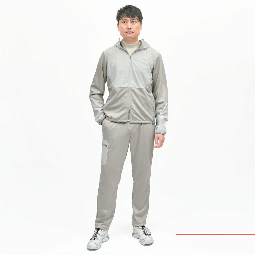 SEASE(シーズ) ZIPPED FOODIE HYBRID ウールジャージジップフーディー WH049TJ186 14052002039