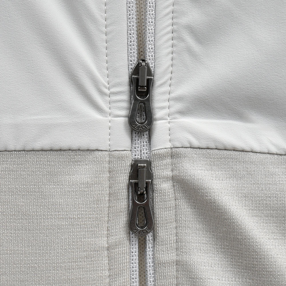 SEASE(シーズ) ZIPPED FOODIE HYBRID ウールジャージジップフーディー WH049TJ186 14052002039