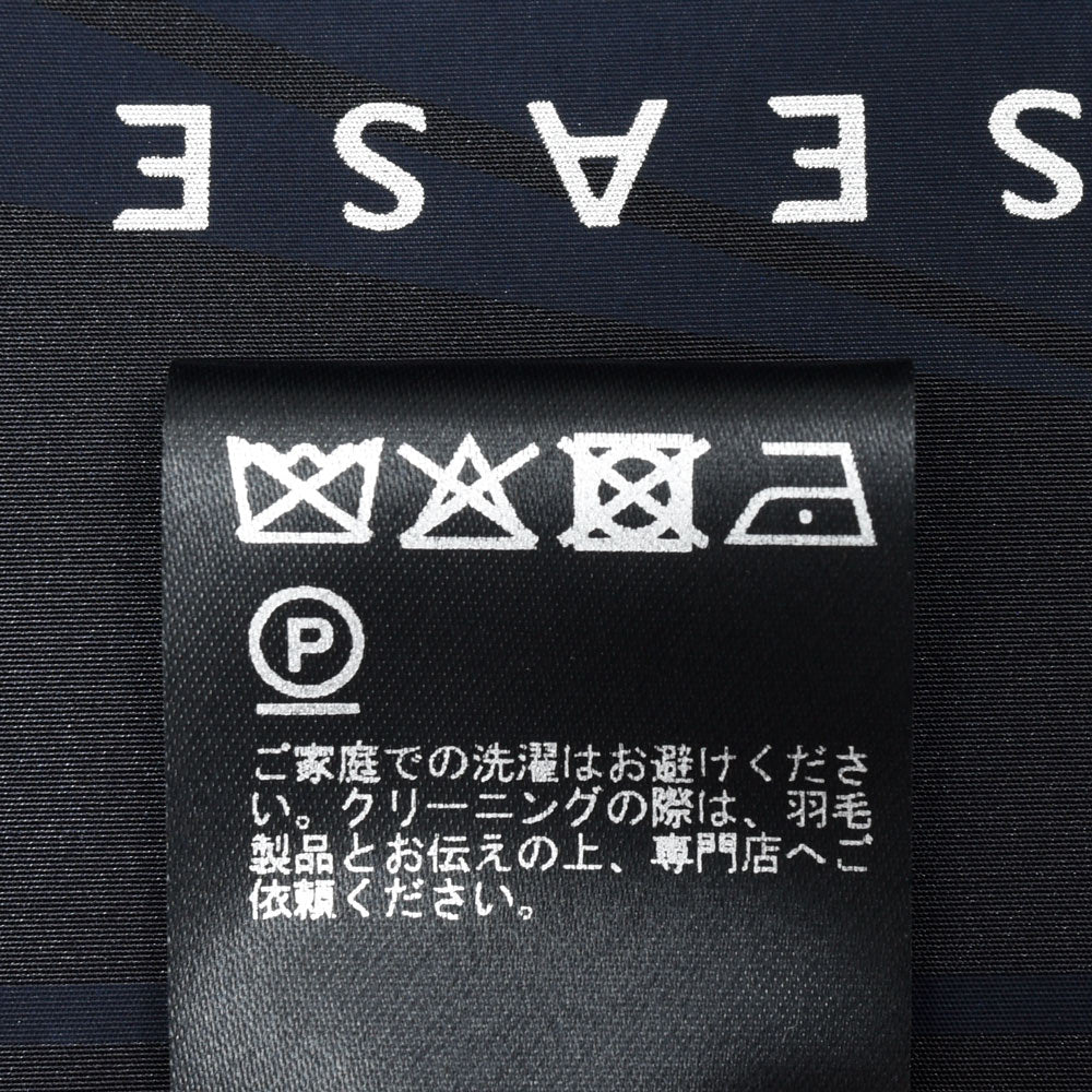 SEASE(シーズ) TRIBECA DOWN JACKET ウォーターレペレントウールカシミアサキソニースタンドカラーダウンブルゾン 0P037TN310 14052004039