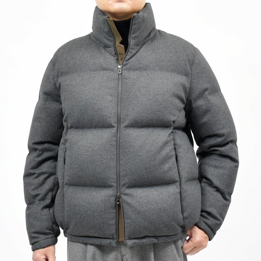 SEASE(シーズ) TRIBECA DOWN JACKET ウォーターレペレントウールカシミアサキソニースタンドカラーダウンブルゾン 0P037TN310 14052004039