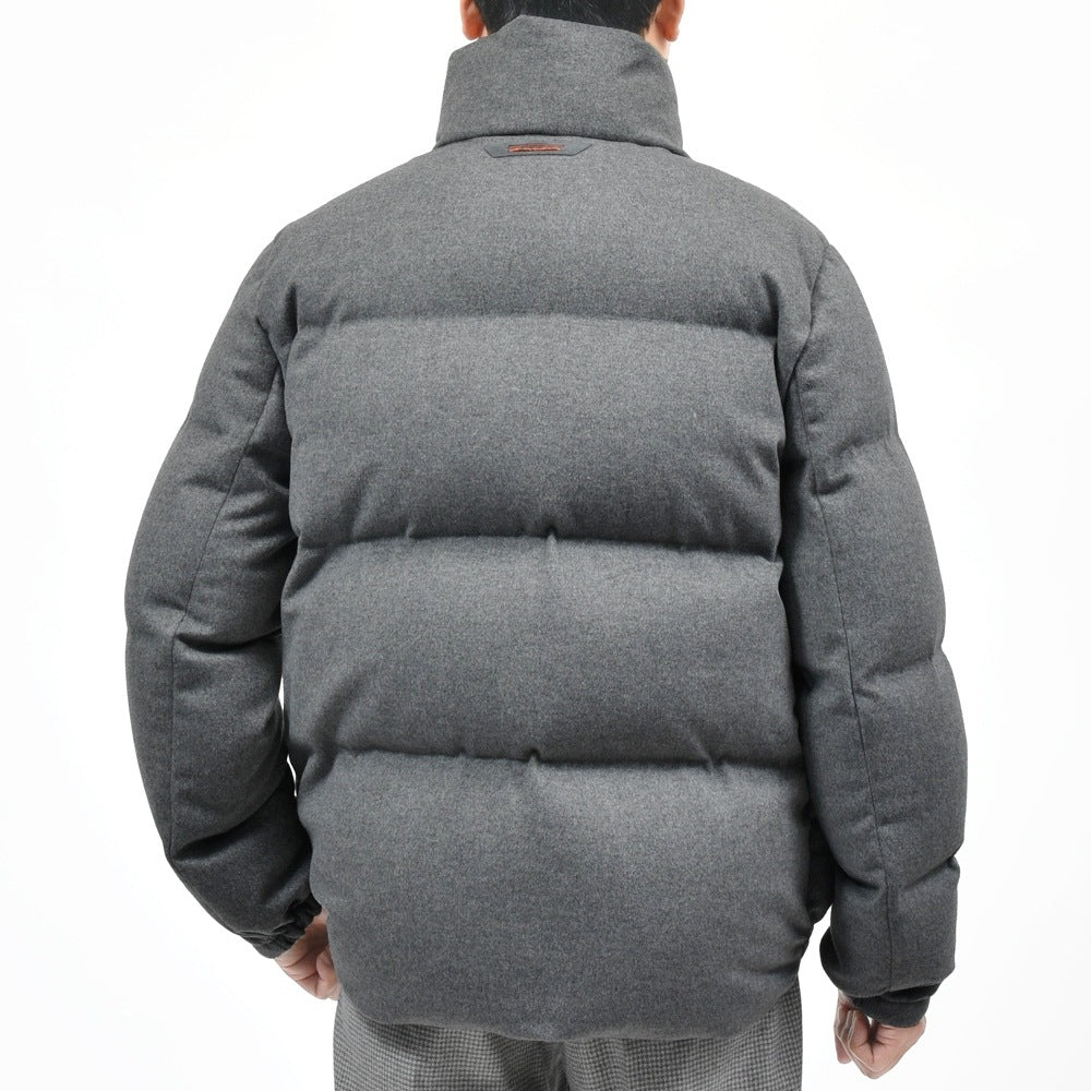 SEASE(シーズ) TRIBECA DOWN JACKET ウォーターレペレントウールカシミアサキソニースタンドカラーダウンブルゾン 0P037TN310 14052004039