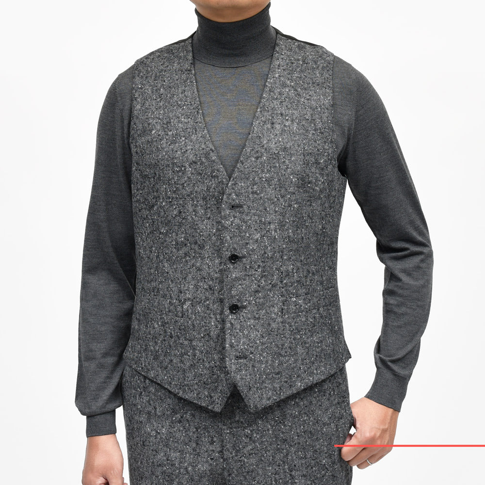 LARDINI(ラルディーニ) SOIREEソワレ ウールドネガルツィードジレ JC74048/AAIF65419 14052004109
