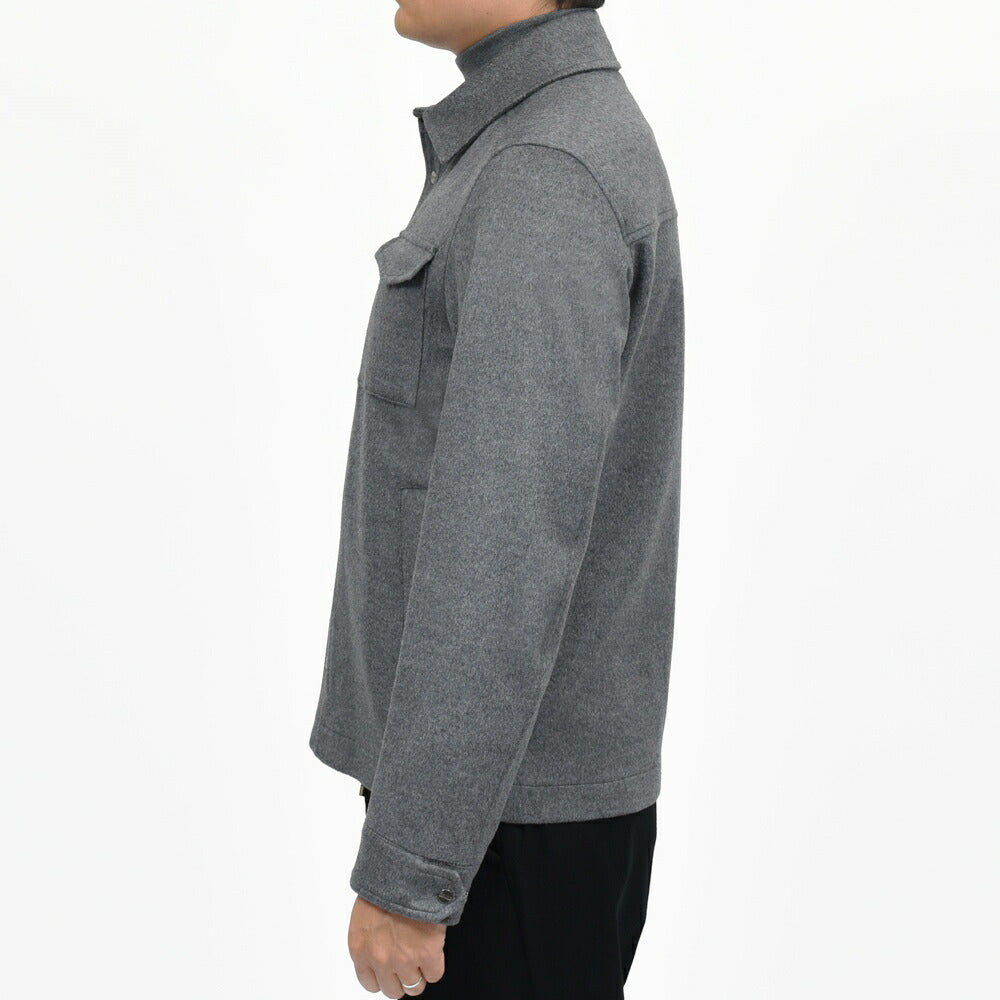 HERNO(ヘルノ) ウールカシミアフランネルシャツブルゾン GI000312U-33318 14052005132