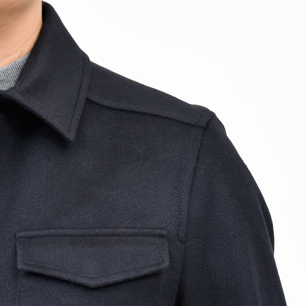 HERNO(ヘルノ) ウールカシミアフランネルシャツブルゾン GI000312U-33318 14052005132