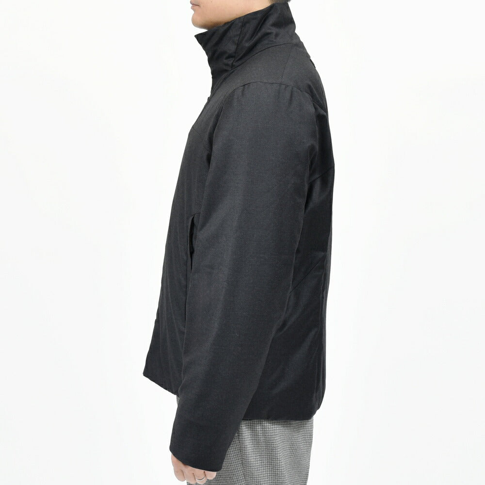 SEASE(シーズ) LIGHT WARMER JACKET ウールシルクサキソニーパデッドフーディーブルゾン SE252UAJJ053TN481 14056001039