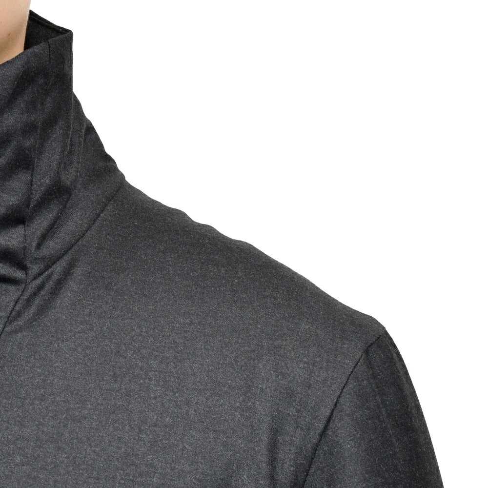 SEASE(シーズ) LIGHT WARMER JACKET ウールシルクサキソニーパデッドフーディーブルゾン SE252UAJJ053TN481 14056001039