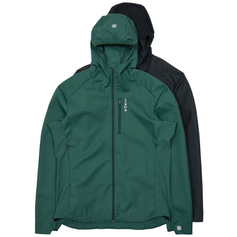 AYAQ(アヤック) ソフトシェルウィンドブレーカージップフーディー RAVEN SOFTSHELL JACKET 14056001237
