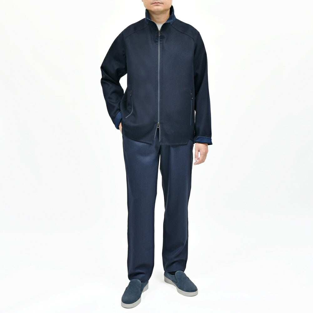 SEASE(シーズ) BIKER DOUBLE ウールカシミアダブルフェイススタンドカラーブルゾン SE252UAJJ073TN585 14056002039