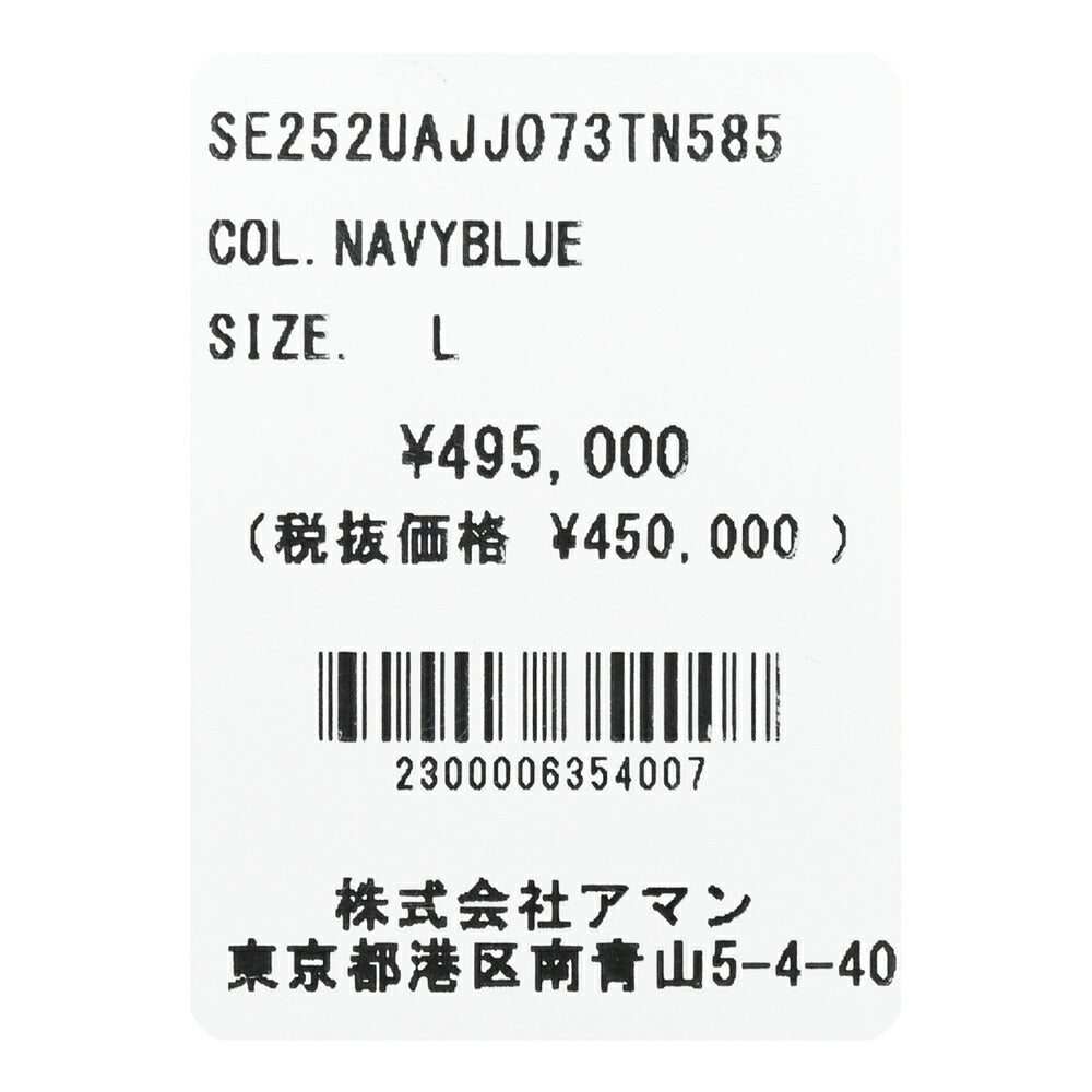 SEASE(シーズ) BIKER DOUBLE ウールカシミアダブルフェイススタンドカラーブルゾン SE252UAJJ073TN585 14056002039