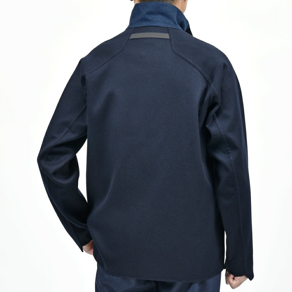 SEASE(シーズ) BIKER DOUBLE ウールカシミアダブルフェイススタンドカラーブルゾン SE252UAJJ073TN585 14056002039