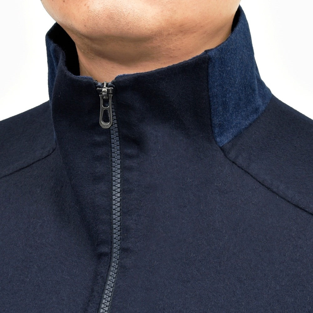 SEASE(シーズ) BIKER DOUBLE ウールカシミアダブルフェイススタンドカラーブルゾン SE252UAJJ073TN585 14056002039