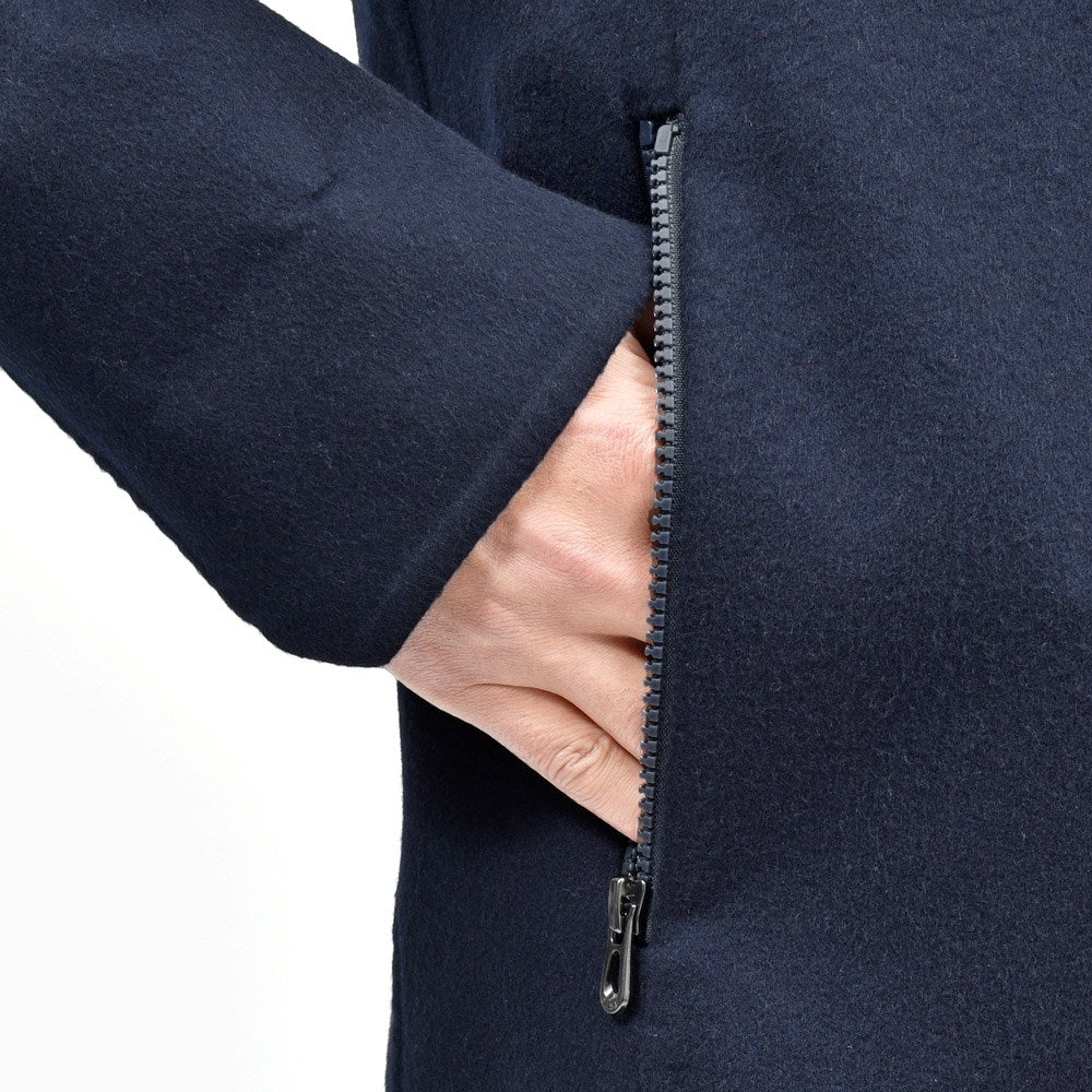 SEASE(シーズ) BIKER DOUBLE ウールカシミアダブルフェイススタンドカラーブルゾン SE252UAJJ073TN585 14056002039