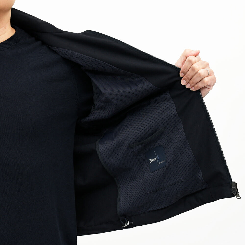HERNO(ヘルノ) テックウールジャージスタンドカラーブルゾン GI000660U-12808Z 14061000132