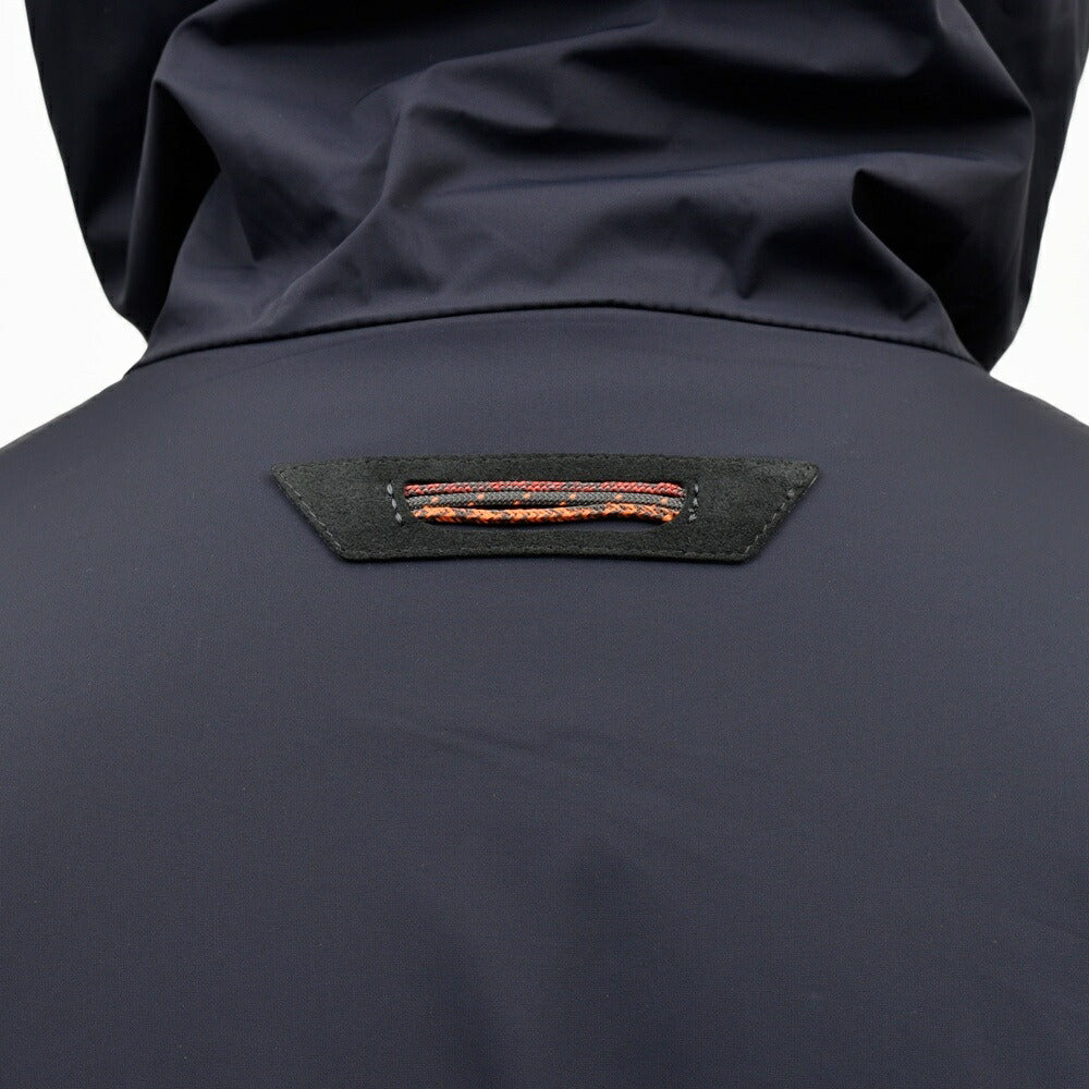 SEASE(シーズ) ZIPPED FOODIE HYBRID ウールジャージチョークストライプハイブリッドジップフーディー WH049TJ232 14061001039