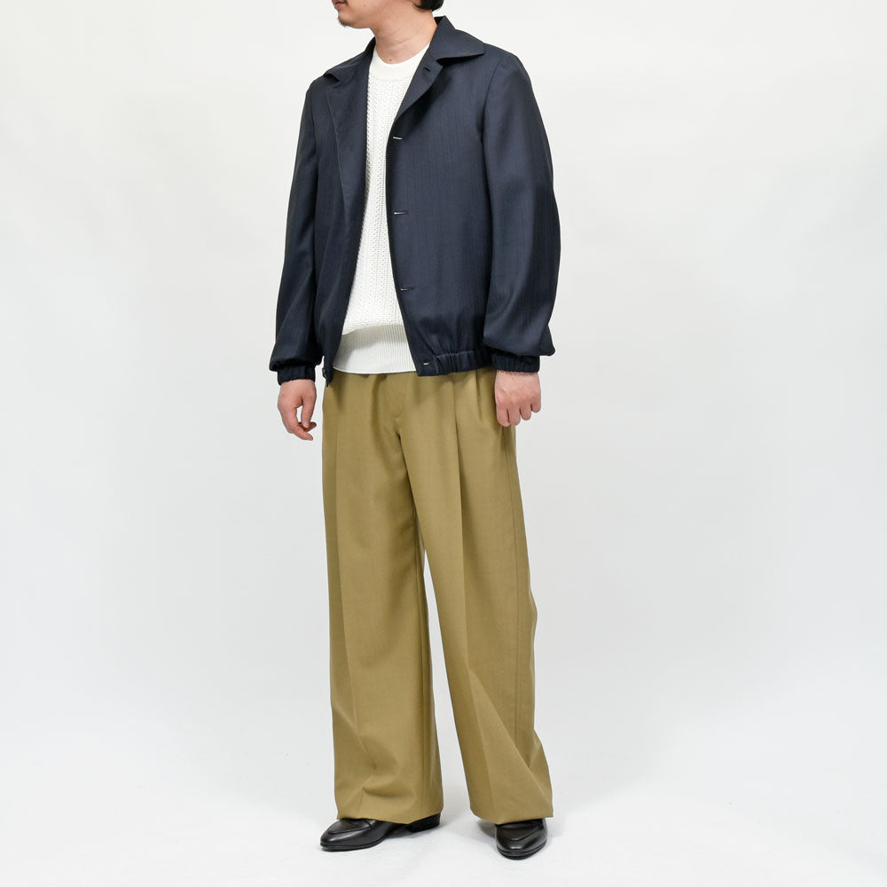Belvest(ベルベスト) ウールシャドーストライプブルゾン BL208-1127 14061400020