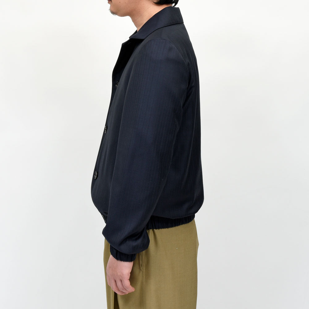 Belvest(ベルベスト) ウールシャドーストライプブルゾン BL208-1127 14061400020