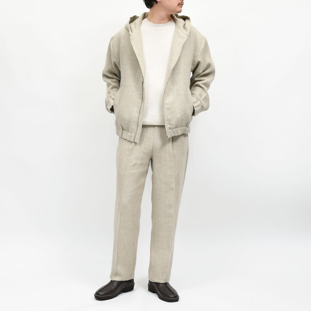 moncao(モンサオ) リネンフーディブルゾン M021378-LN 14061400172