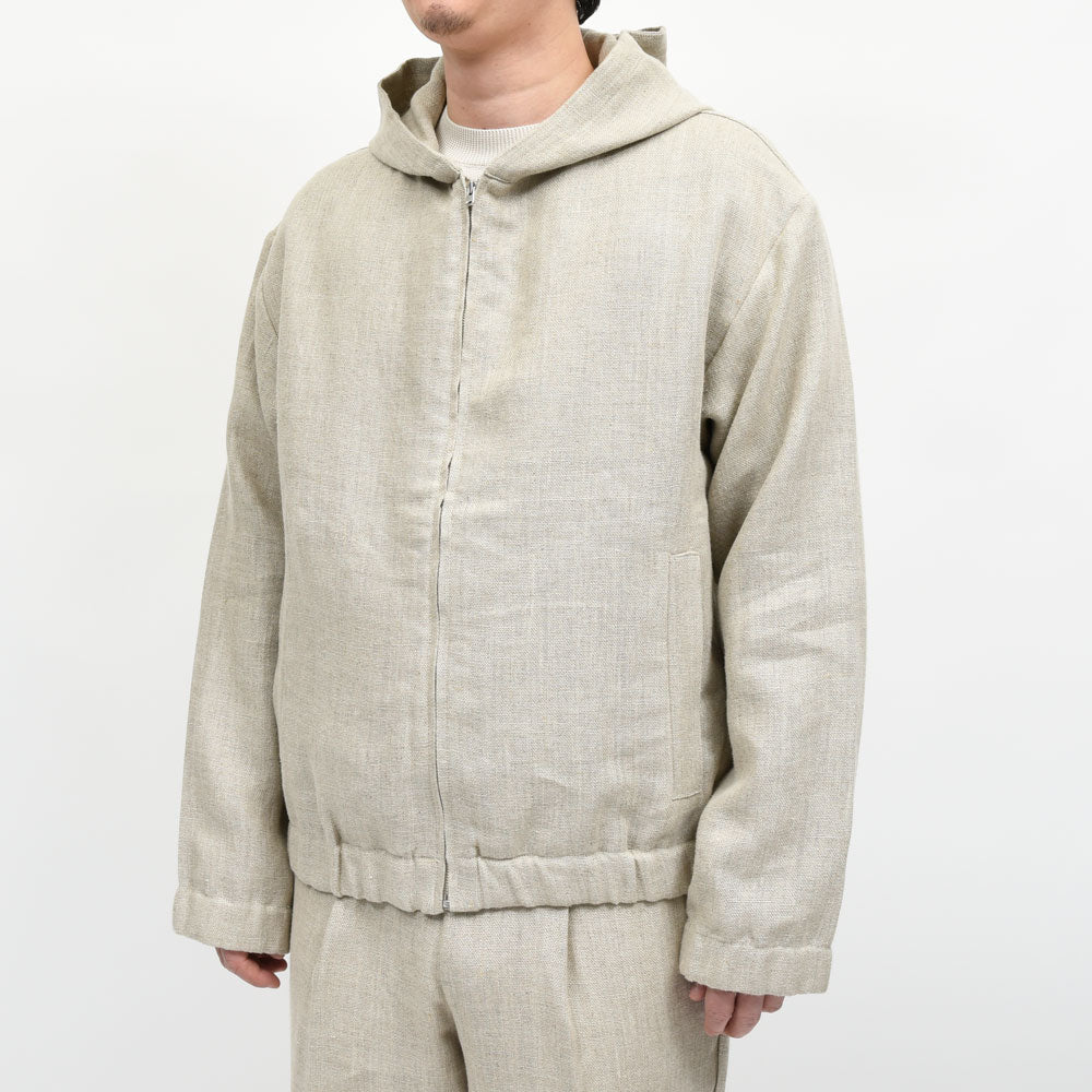 moncao(モンサオ) リネンフーディブルゾン M021378-LN 14061400172
