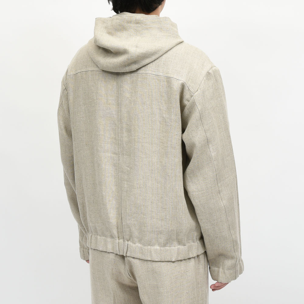moncao(モンサオ) リネンフーディブルゾン M021378-LN 14061400172