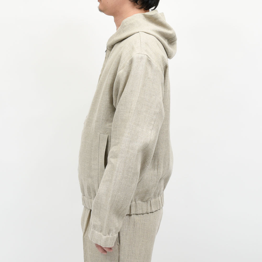 moncao(モンサオ) リネンフーディブルゾン M021378-LN 14061400172