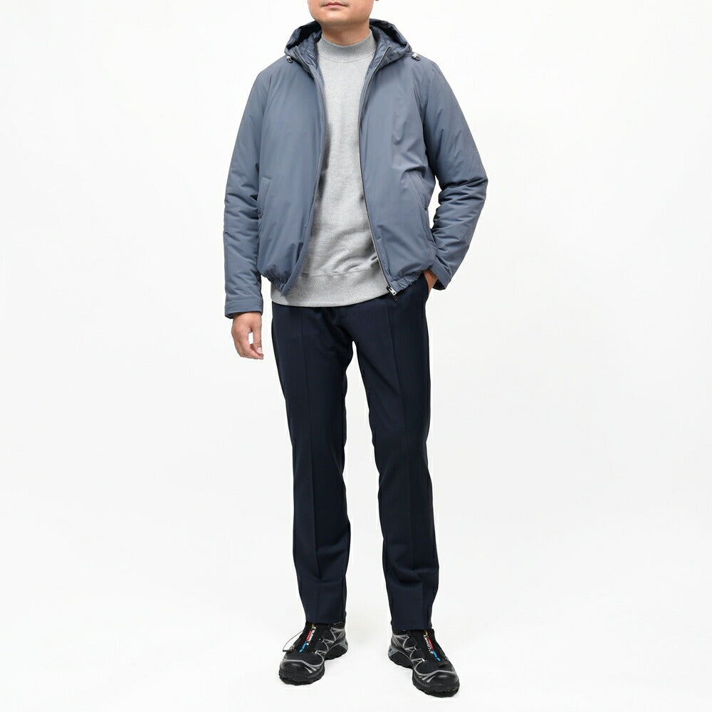 HERNO(ヘルノ) RESORTリゾート ストレッチナイロンパデッドフーディーブルゾン(パッカブル) GI00071UR-12387SZ 14062000132