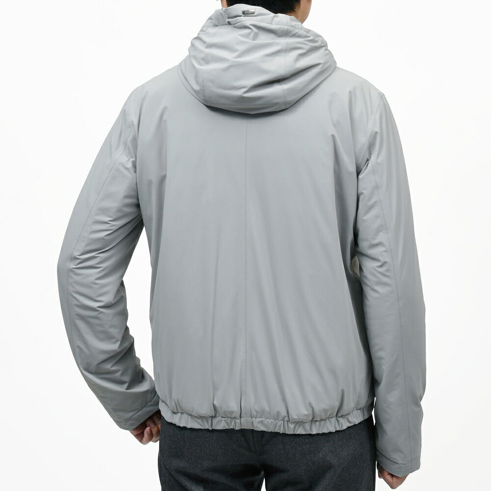 HERNO(ヘルノ) RESORTリゾート ストレッチナイロンパデッドフーディーブルゾン(パッカブル) GI00071UR-12387SZ 14062000132
