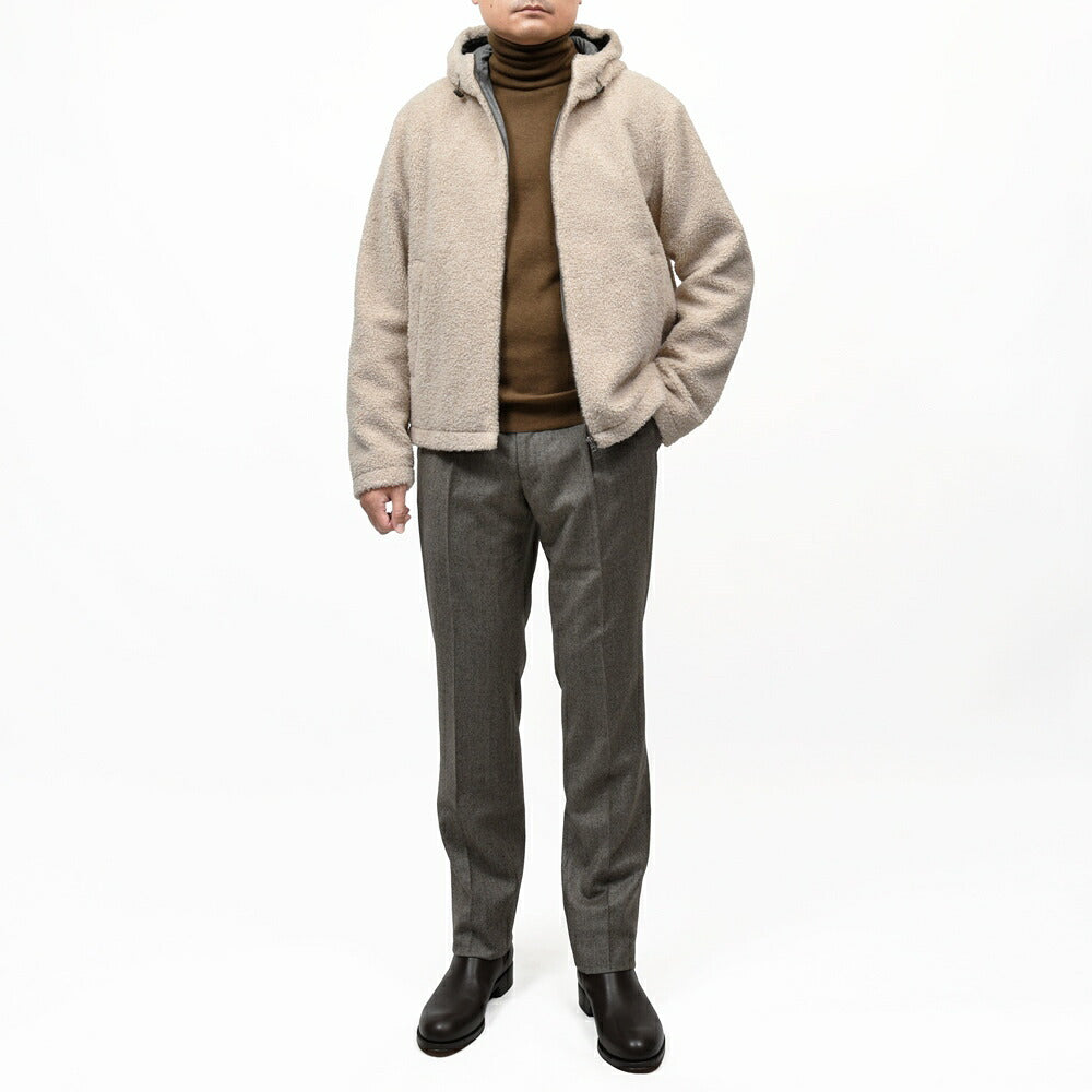 HERNO(ヘルノ) RESORTリゾート エコファーフーディーブルゾン GI00105UR-12895 14062001132