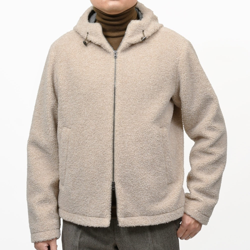 HERNO(ヘルノ) RESORTリゾート エコファーフーディーブルゾン GI00105UR-12895 14062001132