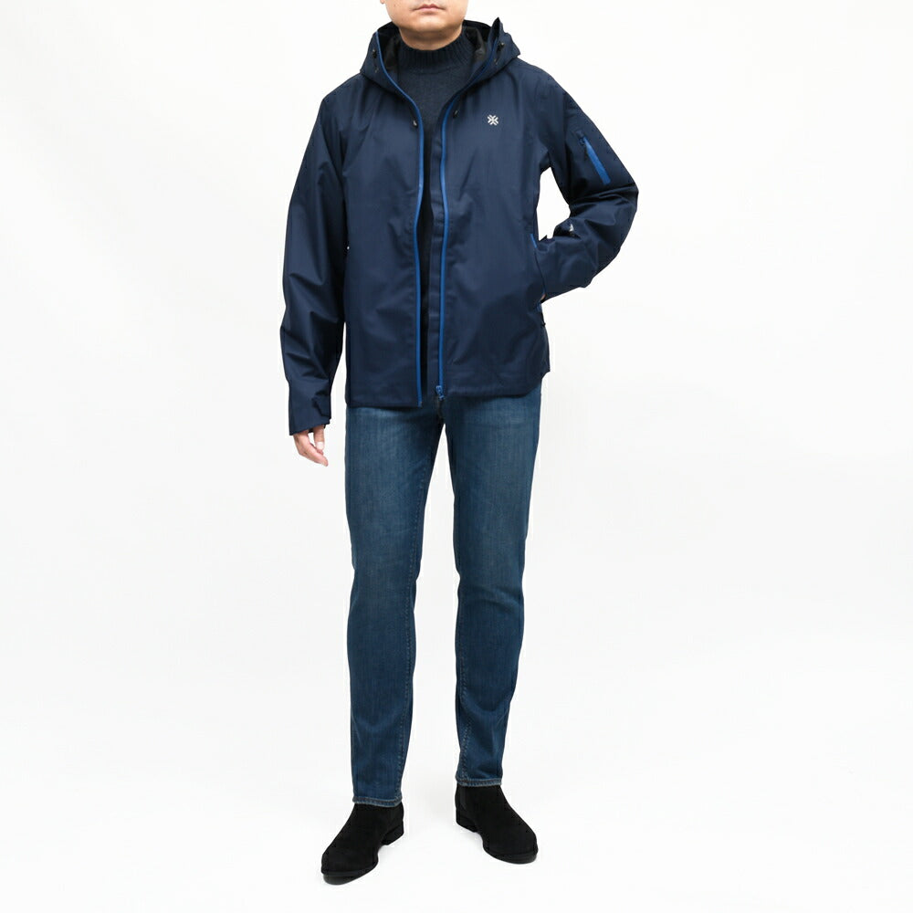 AYAQ(アヤック)ウォータープルーフ3レイヤーポリエステルフーディーブルゾン SKORA HARDSHELL JACKET 14062002247