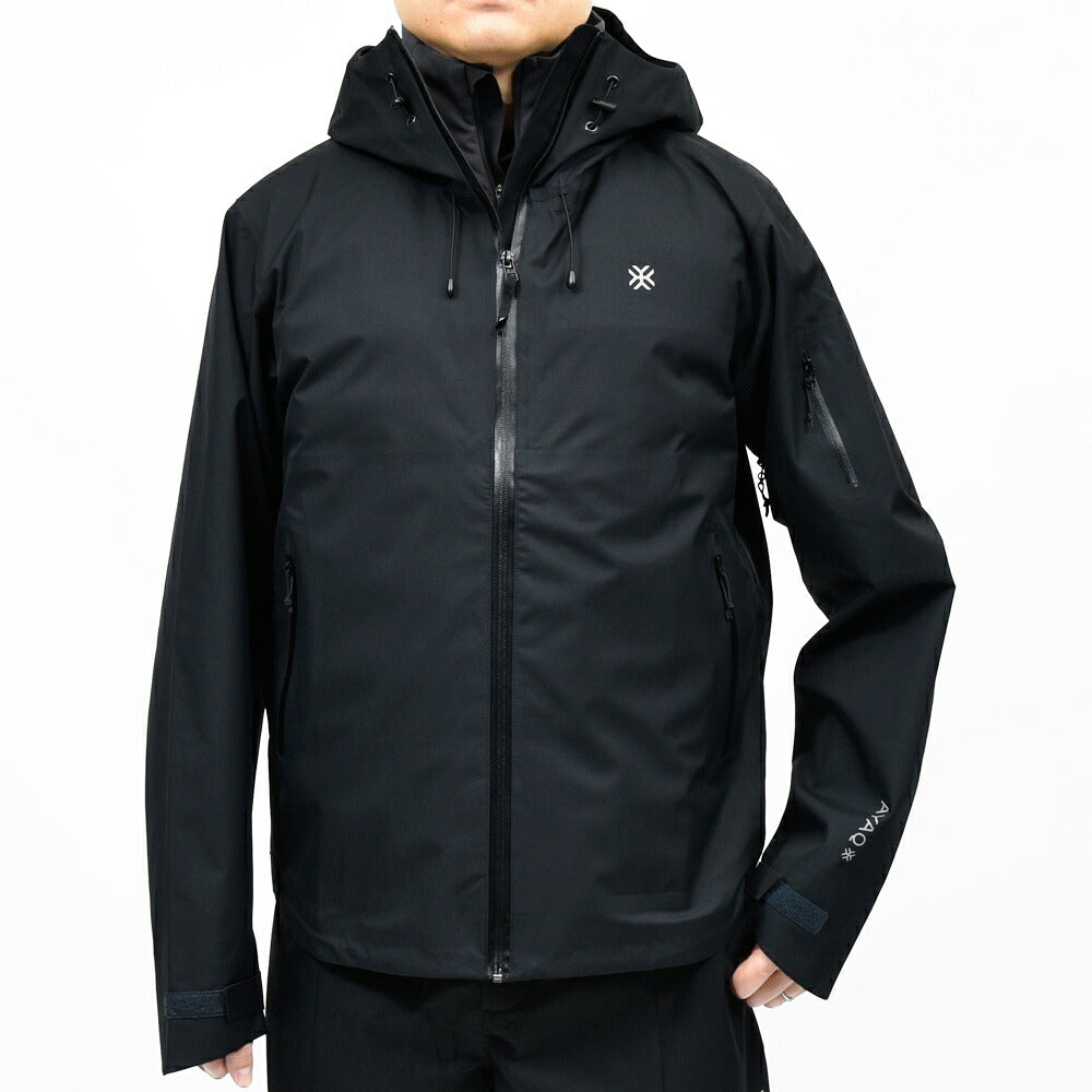 AYAQ(アヤック)ウォータープルーフ3レイヤーポリエステルフーディーブルゾン SKORA HARDSHELL JACKET 14062002247